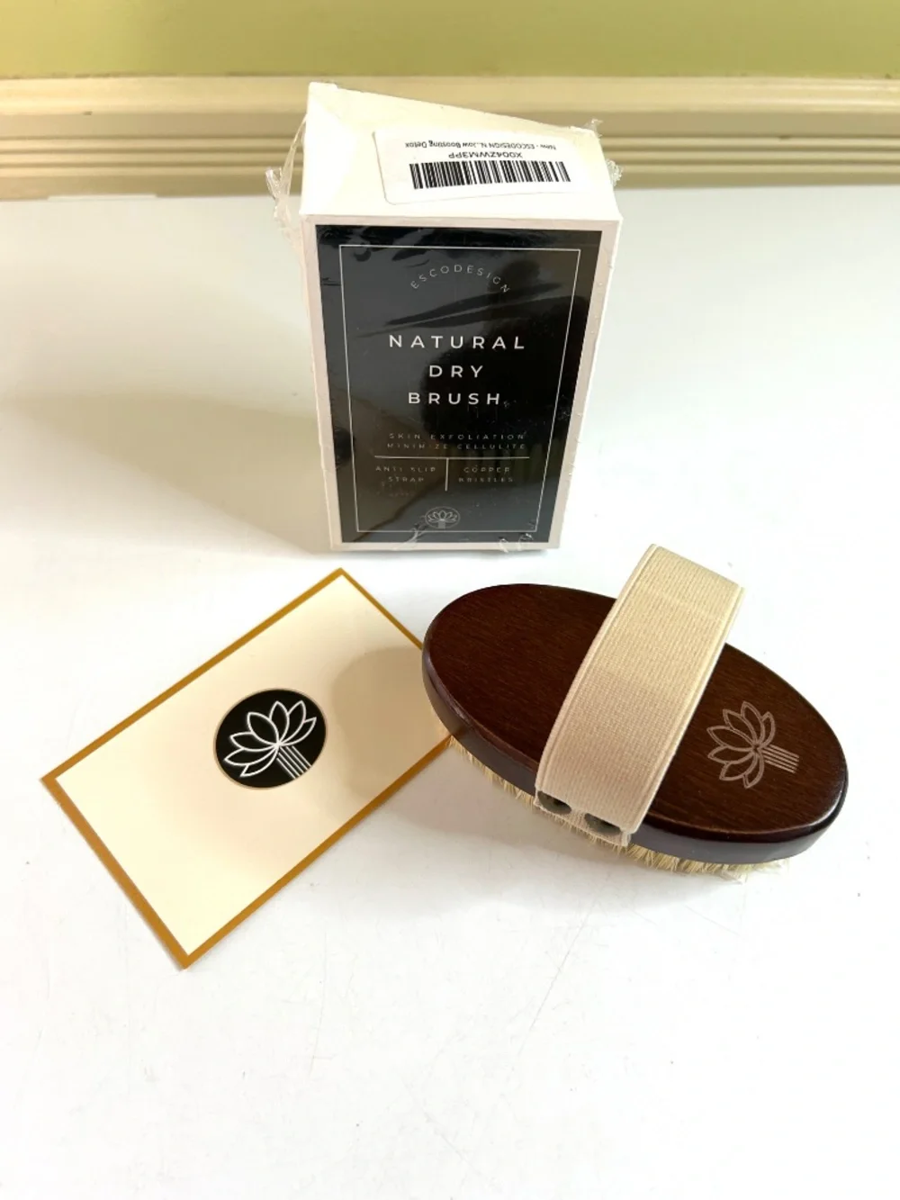 Natural Copper Dry Body Brush